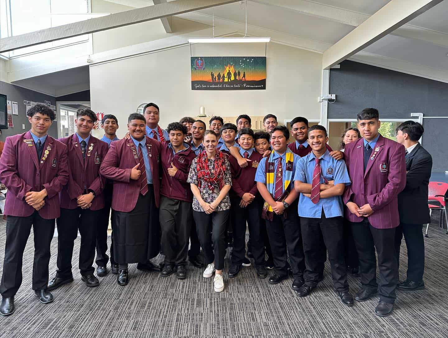 Read more about the article Jacinda Ardern Visits Our Debating Teams