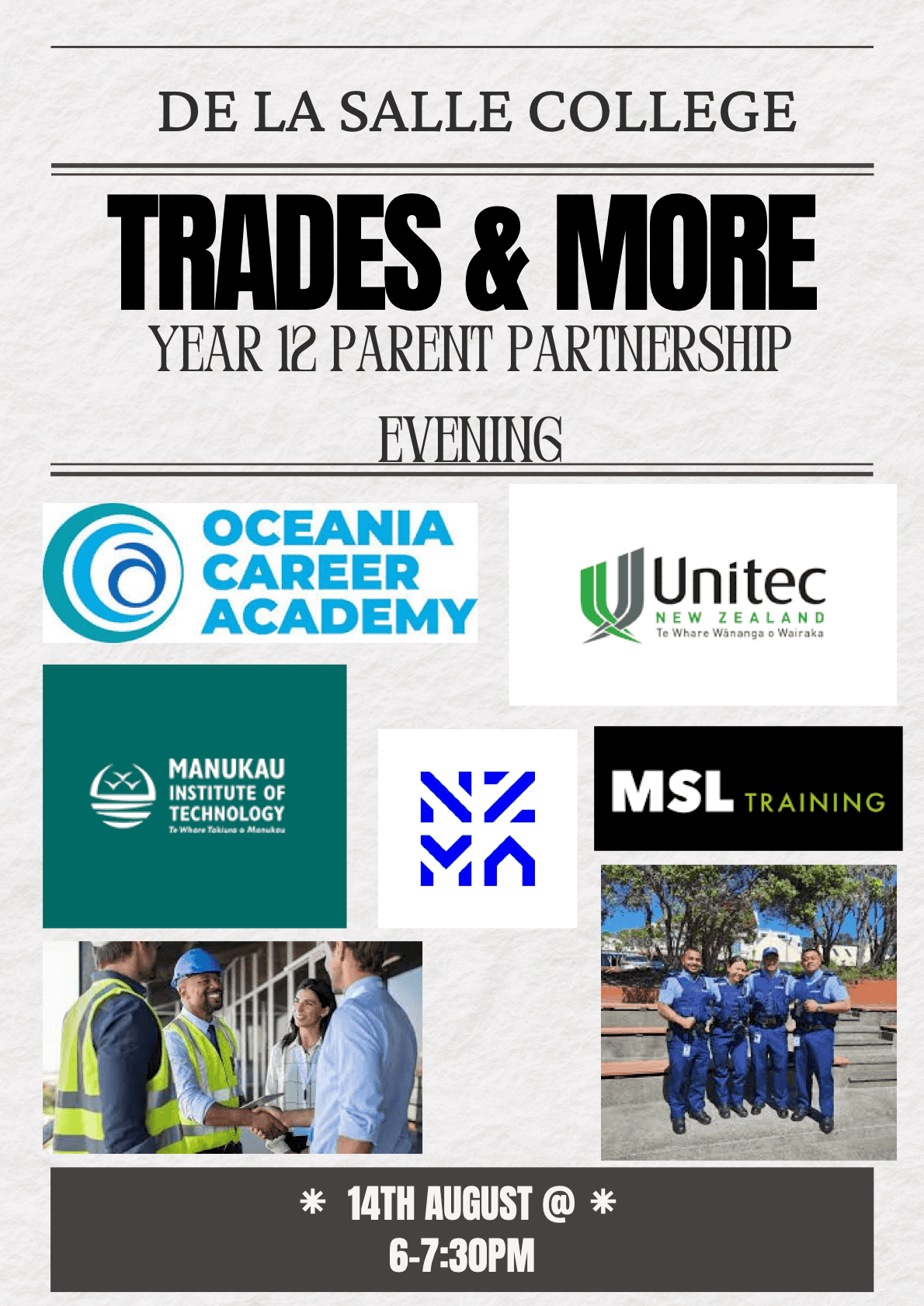 Read more about the article Year 12 Trades Parent Partnership – Wednesday 14 August