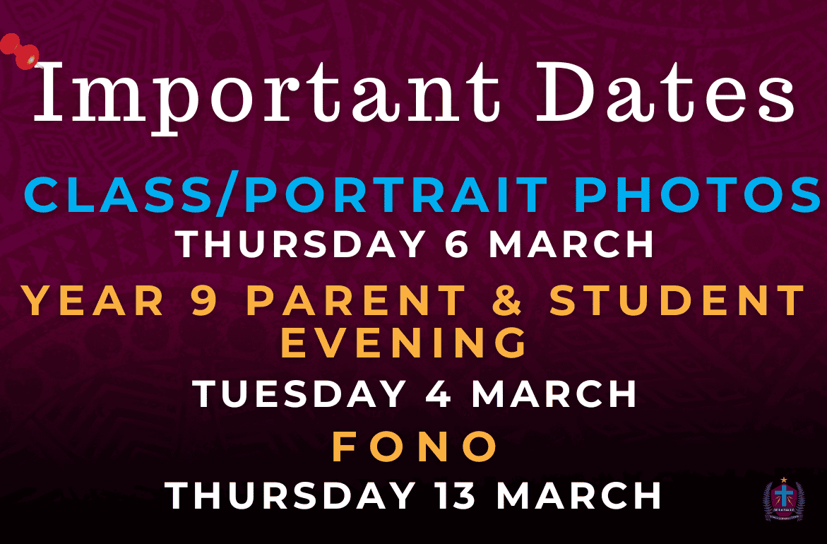 Read more about the article Week 5- Important Dates