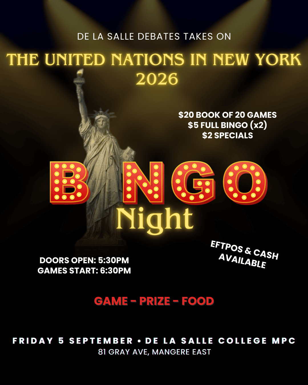 Read more about the article Debates WIMUN Fundraiser to New York!