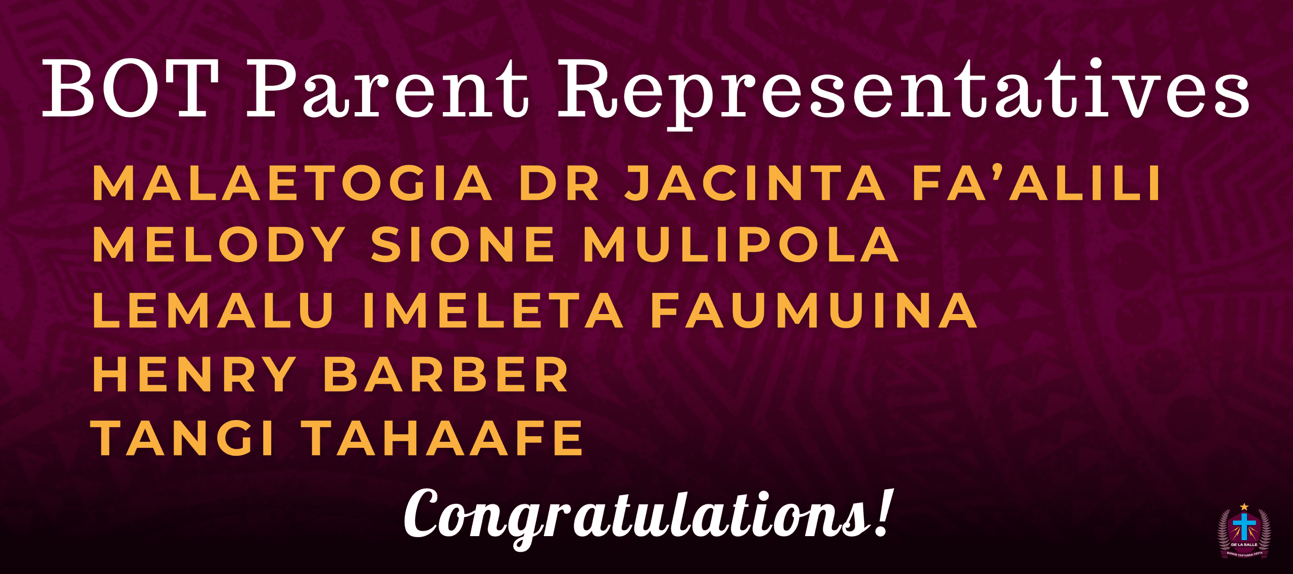 Read more about the article 2025 BOT Parent Representatives