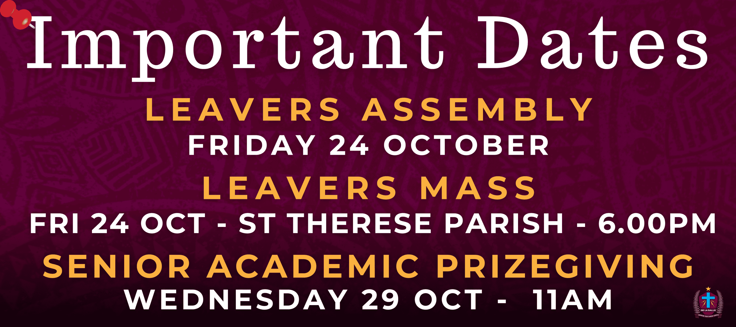 Read more about the article Week 3 Important Dates